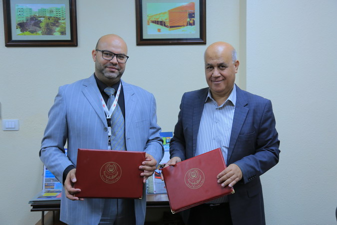 توقيع مذكرة تفاهم بين الجامعة الإسلامية والمؤسسة الوطنية الفلسطينية للتمكين الاقتصادي