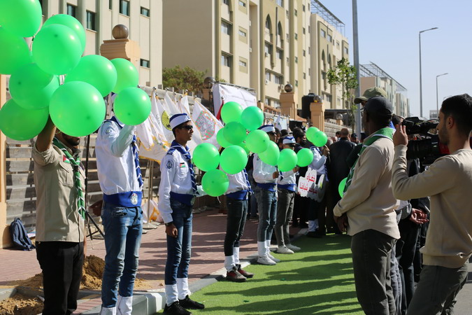 الجامعة الإسلامية تشارك في فعاليات حملة “خضراء بسواعد شبابنا”