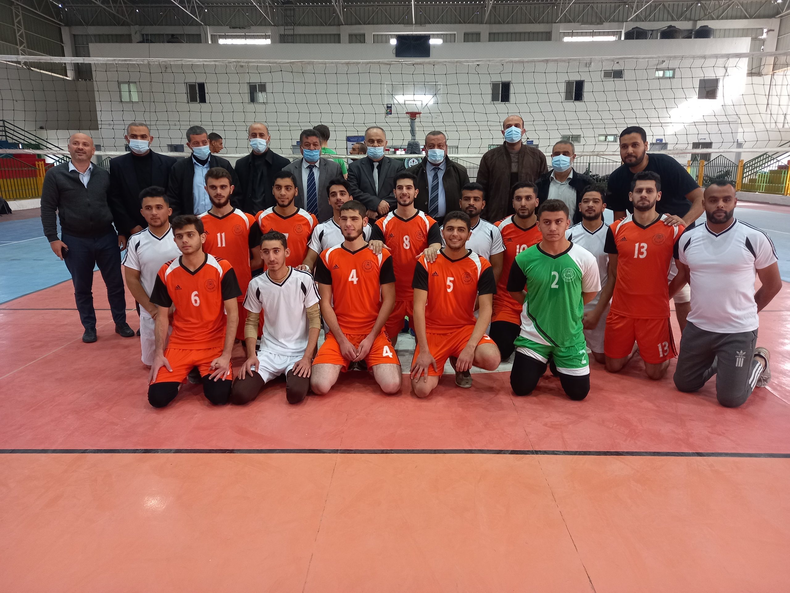 فوز فريق الجامعة الإسلامية بالجولة الأولى لبطولة كرة الطائرة لمؤسسات التعليم العالي