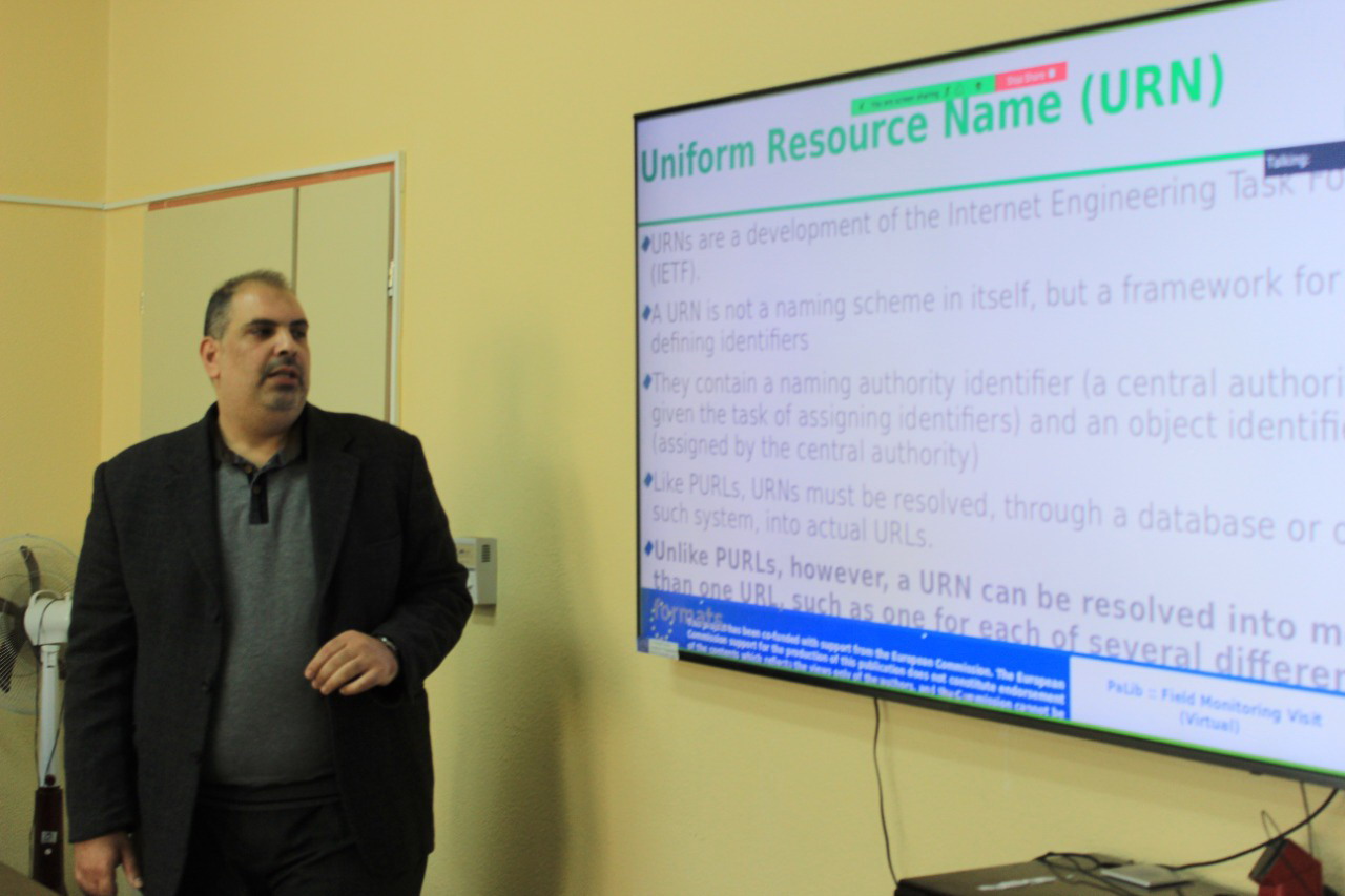 Palestinian Research and Library Platform at IUG Conducts Expertise-Transferring Workshops