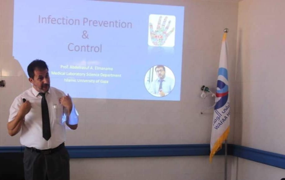 Communicable Diseases Surveillance Center and El-Wafa Hospital hold a lecture on Infection Prevention and Control in hospitals