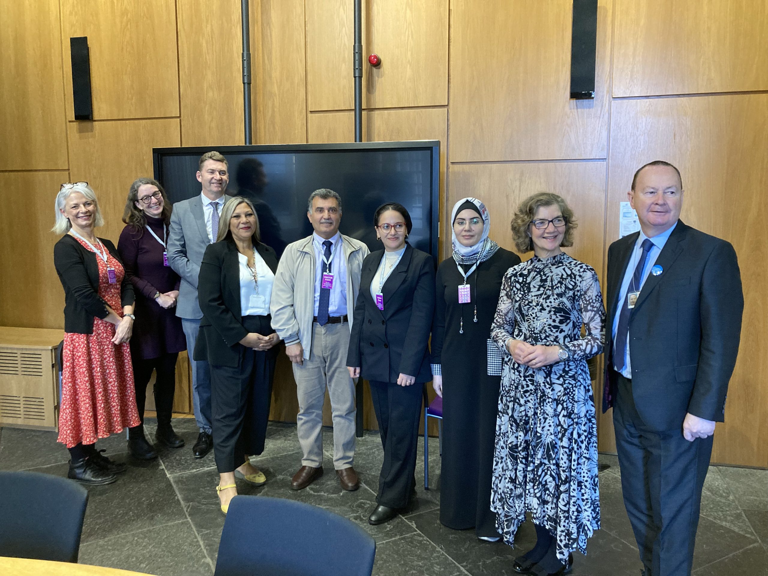 A delegation from IUG meets with members of the Scottish Parliament in Edinburgh
