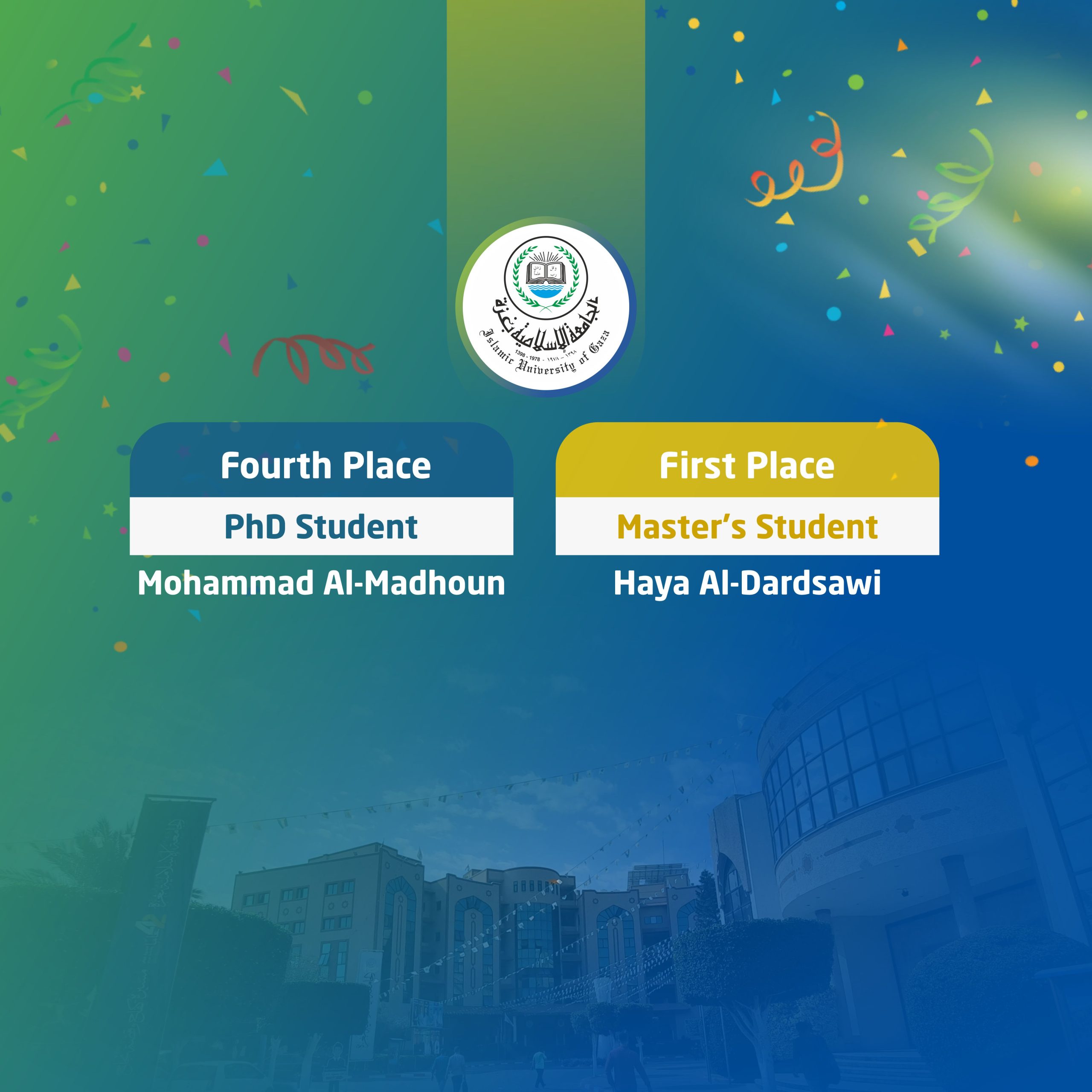 Two postgraduate students from Faculty of Education win International Research Competition for Best Research on “The Role of Research Centers in Decision Making”