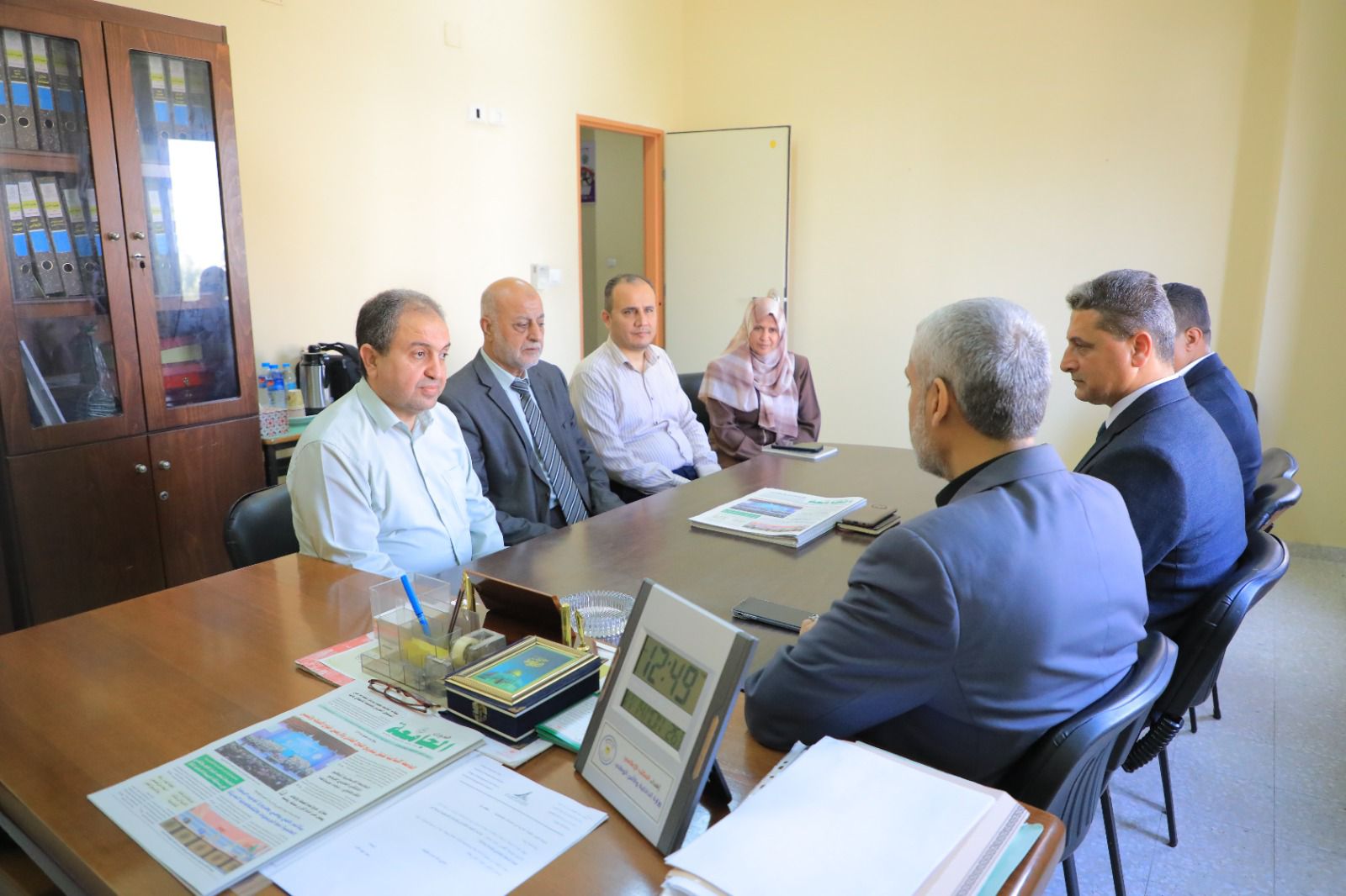 Discuss ways of cooperation between Journalism & Media Department and Government Media Office regarding training students and holding joint activities