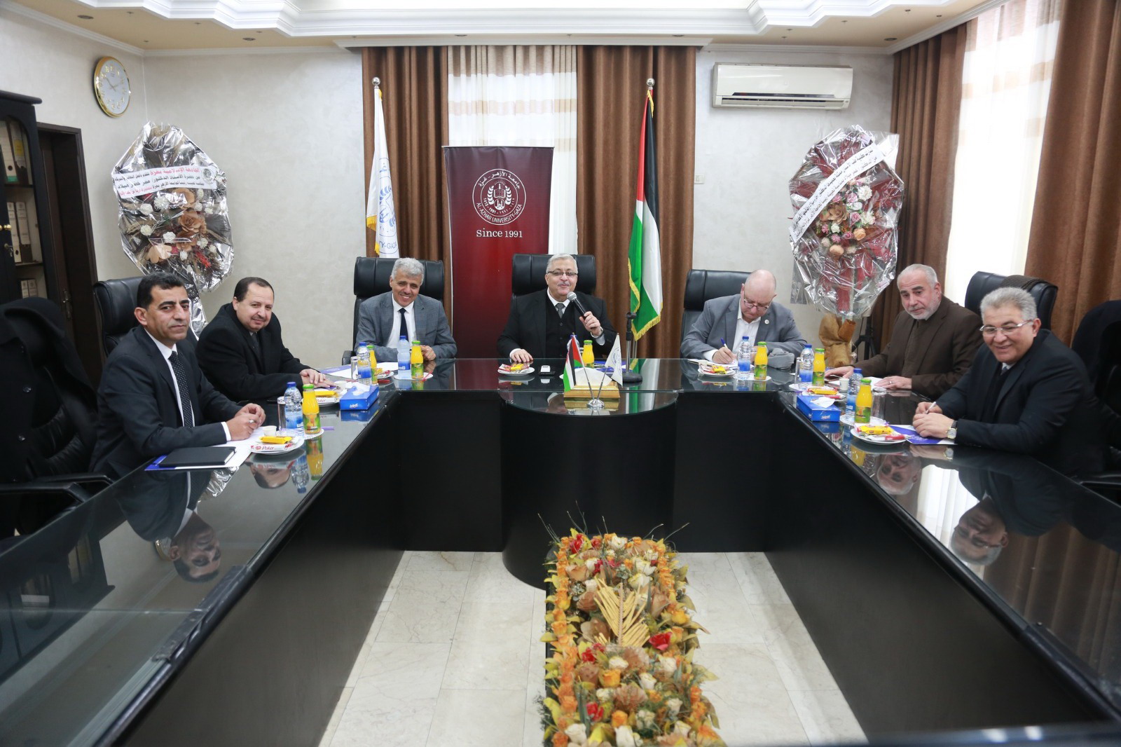 IUG participates in Fifth General Meeting of Palestinian Public Universities