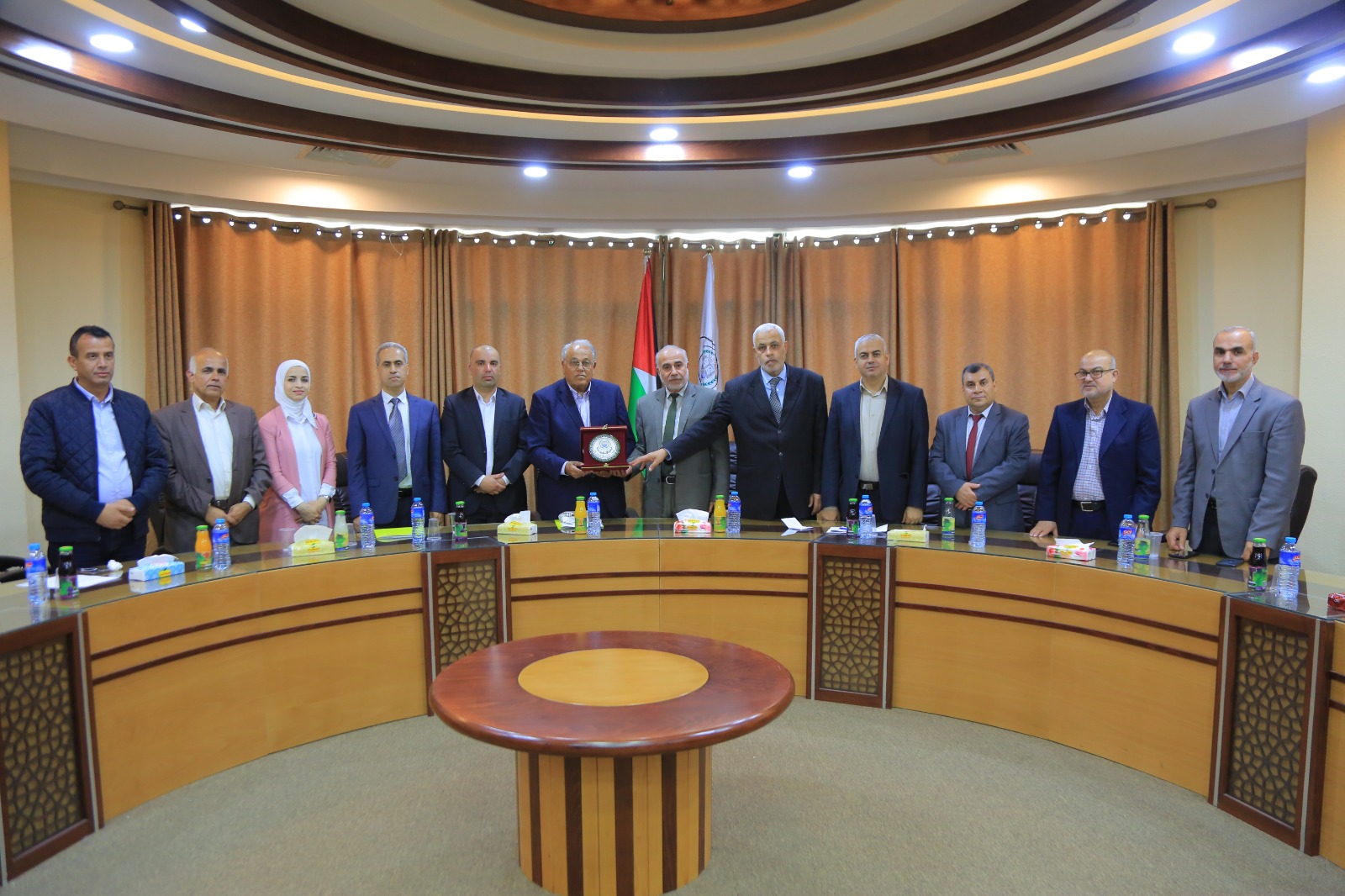 وفد من اللجنة الوطنية الفلسطينية للتربية والثقافة والعلوم يزور الجامعة الإسلامية
