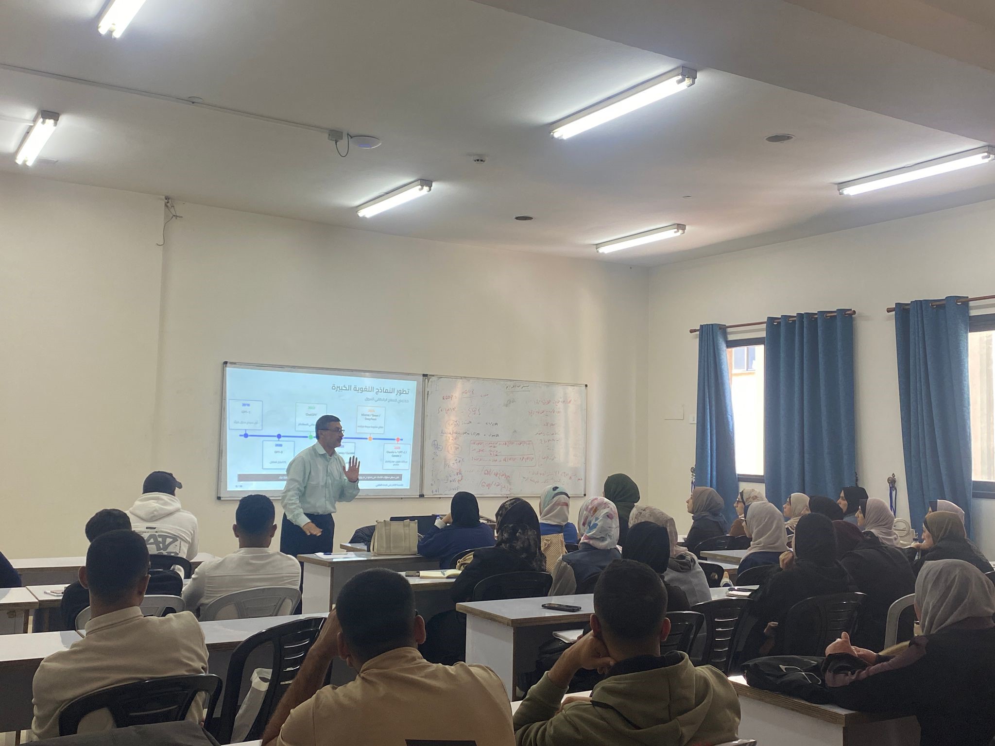 تواصل عمادة البحث العلمي والدراسات العليا اللقاء التدريبي “توظيف أدوات الذكاء الاصطناعي في البحث العلمي”